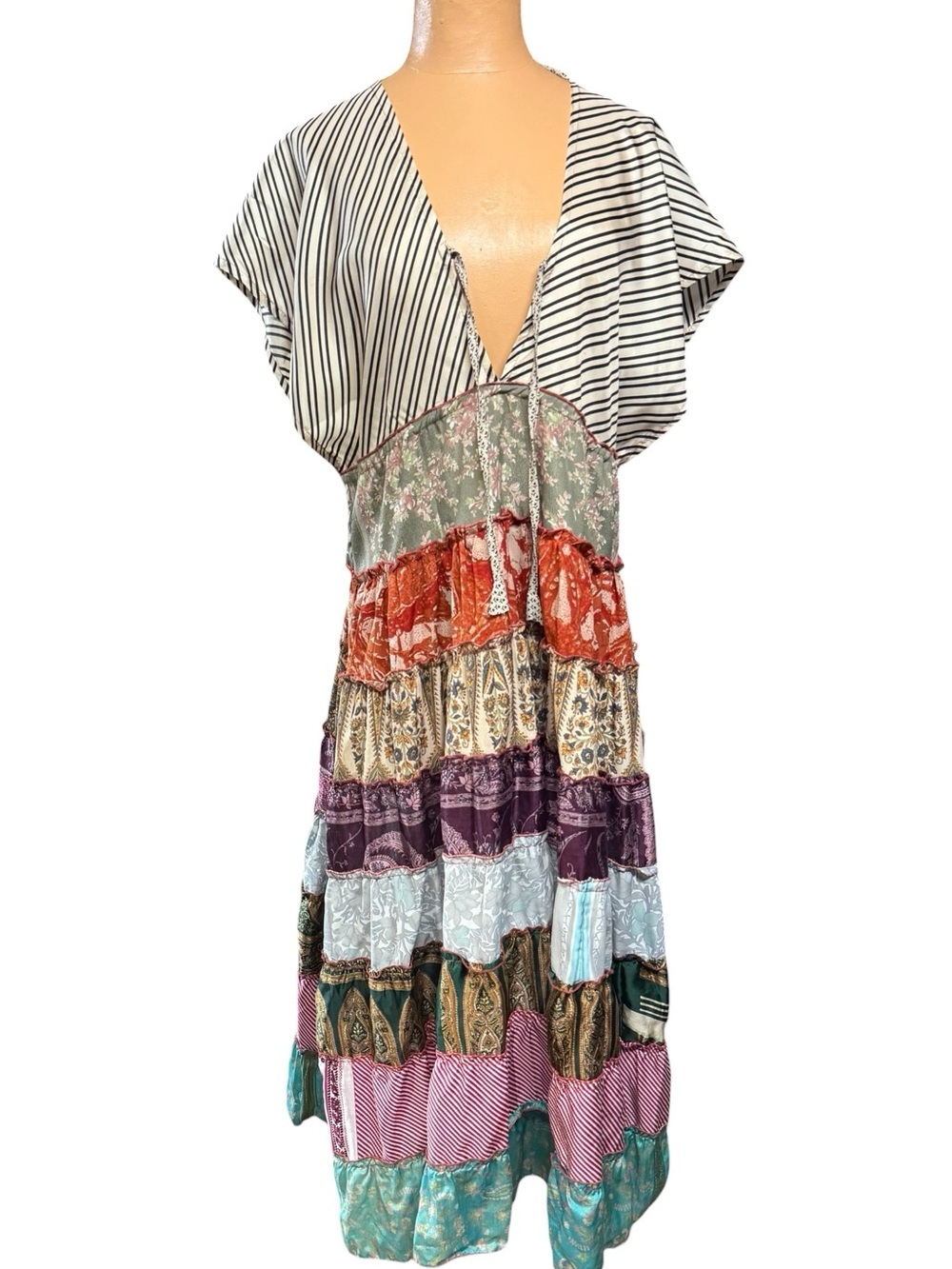 Bohemian, 100% Viscose Dress